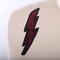 4.5" Magenta Lightning Patch Iron On Sequin Bolt Patch for Hats Jackets Backpacks Socks Clothing